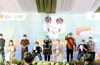 Bupati Bogor Ade Yasin : Vaksinasi Perdana Sebanyak 25.600 Vaksin