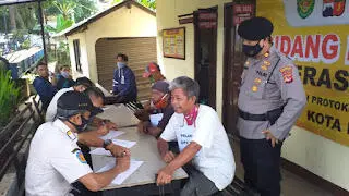 Puluhan Orang Terjaring Oprasi Yustisi Polsek Bogor Barat