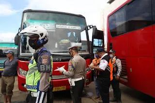 Jelang Nataru, Satlantas Polresta Bogor Kota Lakukan Ramcek