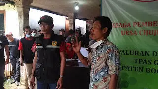 LPM Desa Cijujung Salurkan Dana Konpensasi Dampak Negatif Sampah Galuga.