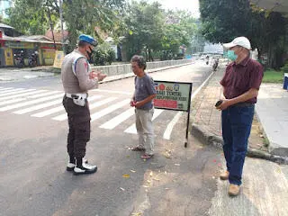 Polsek Bogor Tengah bersama Koramil 0601 Gelar Operasi Gaktibplin Protokol Kesehatan