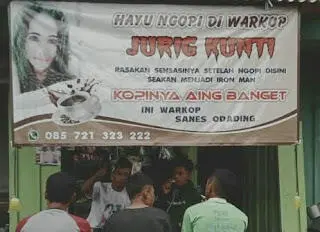 Inilah Warkop “Jurig Kunti” Milik Janda 34 Tahun yang Tengah Viral