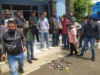 Handphone Milik Wartawan Dirampas Oknum, PWI Cianjur Lakukan Aksi