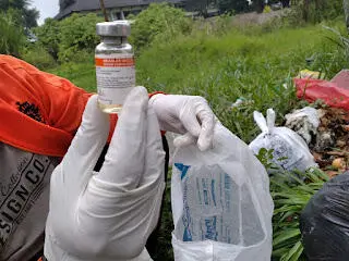 Ratusan Botol Limbah B3 Dibuang Sembarangan, Hal Ini Disampaikan DLH Cianjur