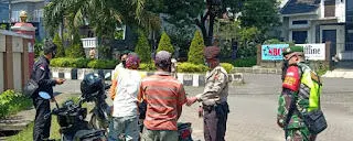 Secata Masif, Oprasi Gaktibplin Protokol Kesehatan Terus Dilakukan Polsek Tanah Sareal