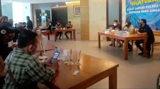 Polres Cianjur Silaturahmi Bersama Insan Media di HUT Lantas ke 65 Tahun
