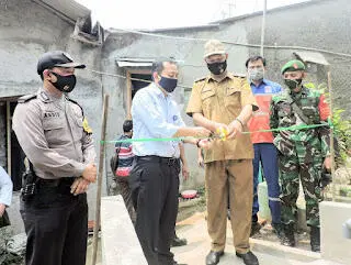 PT Indocement Buatkan SAB di Desa Gunung Putri