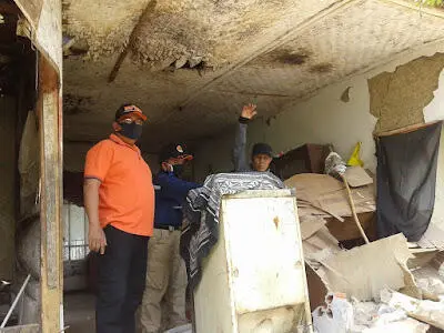Pasca Pergerakan Tanah, Muspika Warungkondang Cianjur Segara Perbaiki Rumah Roboh